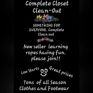 Complete Closet Clean-Out Announcement